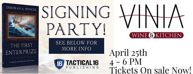 Deborah Spencer Book Signing Party. Tactical 16 Publishing.