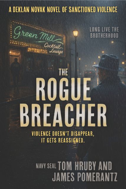The Rogue Breacher, A Deklan Novak Novel by authors James Pomerantz and Tom Hruby. Tactical 16 Publishing specializes in veteran publishing, military publishing and military memoirs.